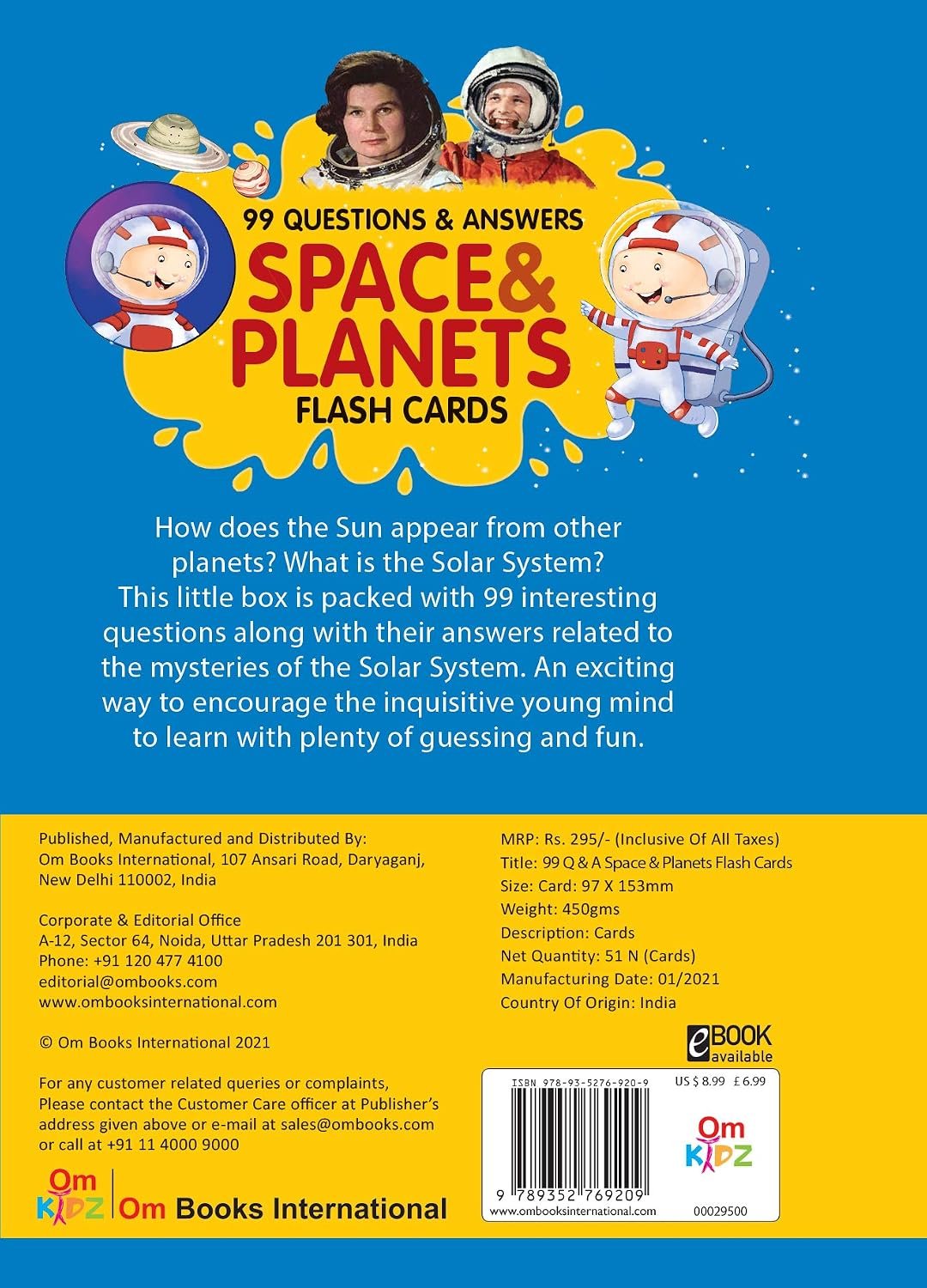 99 QUESTIONS AND ANSWERS SPACE AND PLANETS FLASH CARDS - Image 5