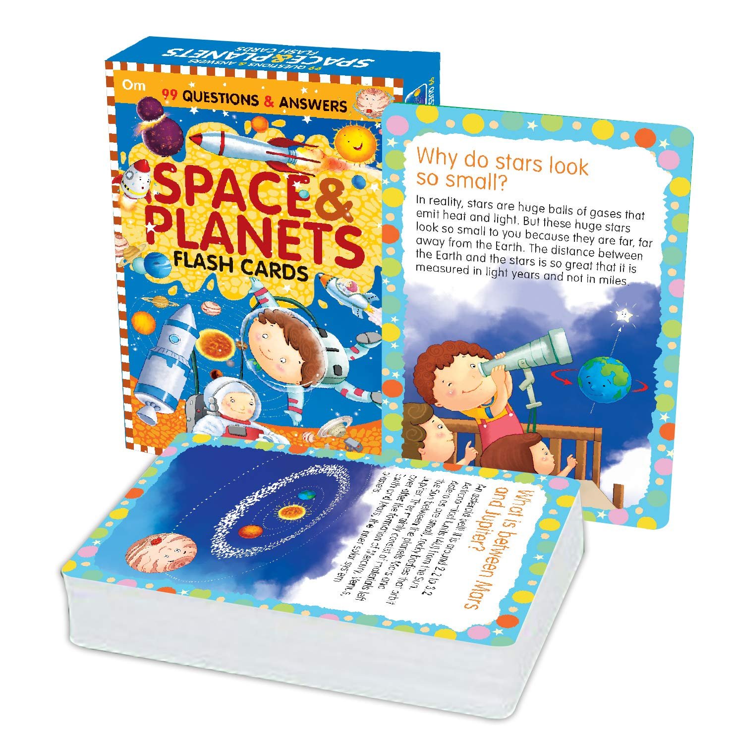 99 QUESTIONS AND ANSWERS SPACE AND PLANETS FLASH CARDS - Image 7